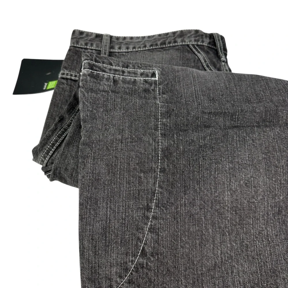 Marithe Francois Girbaud Y2K Brand X Men's Straight Leg‎ Faded Black NWT 38x32
